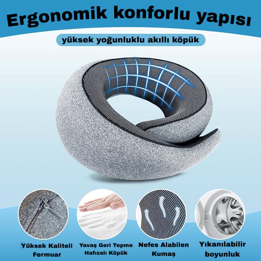 Restflow Uyku Yastığı + Bedava Uyku Gözlüğü